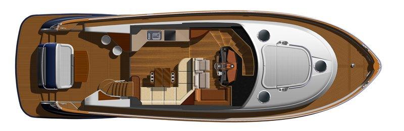 2015 Belize 54 Day Bridge — Salon Layout