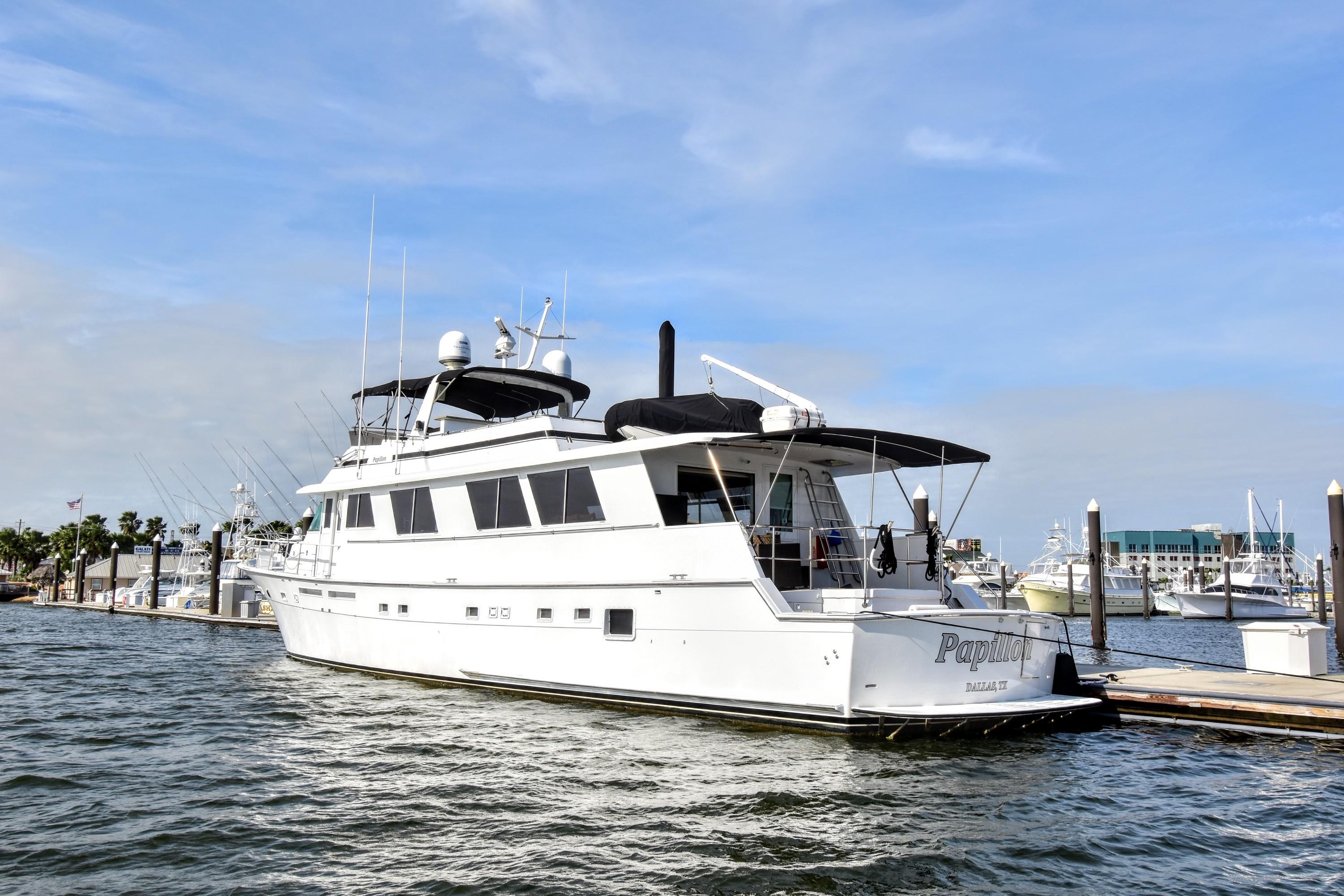 82 Hatteras Cockpit Motor Yacht 1985 