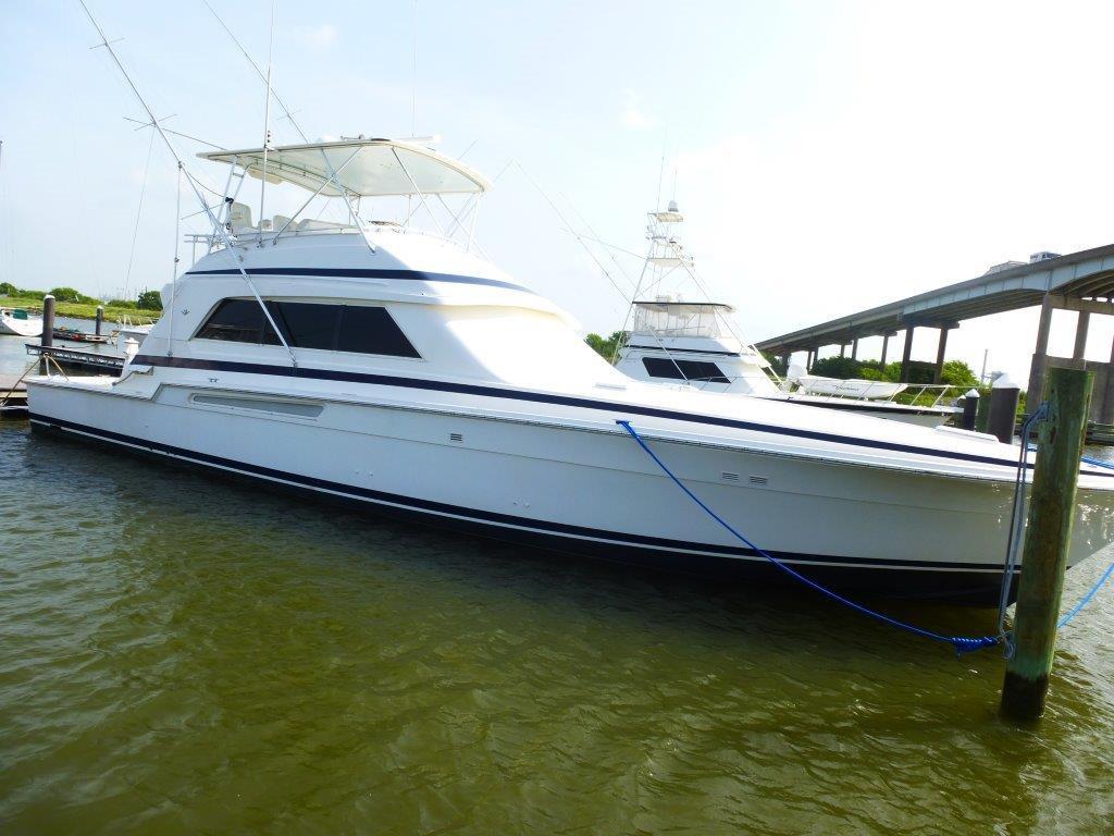 1991 Bertram 60 Convertible for sale - Galati Yacht Sales