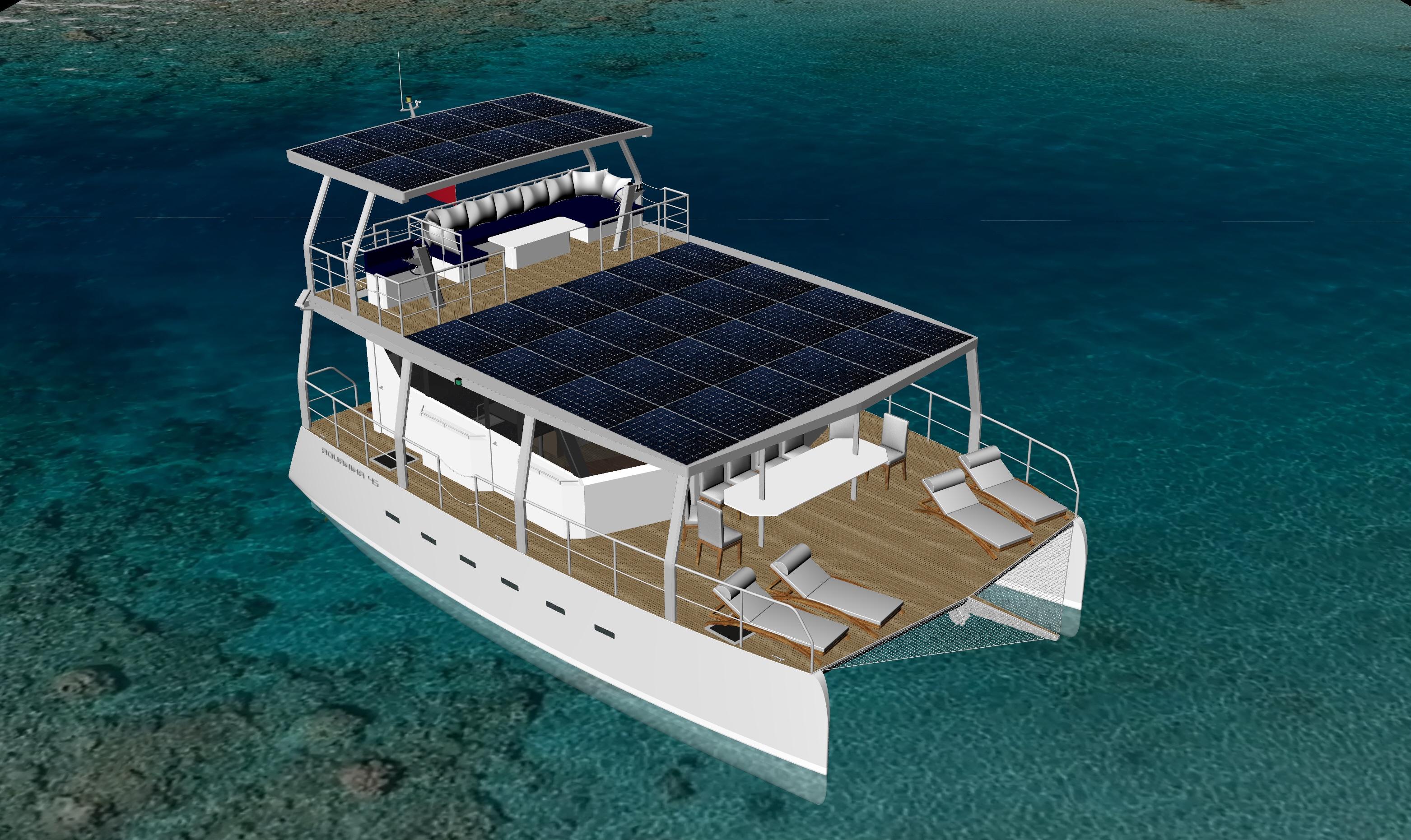 solar catamaran
