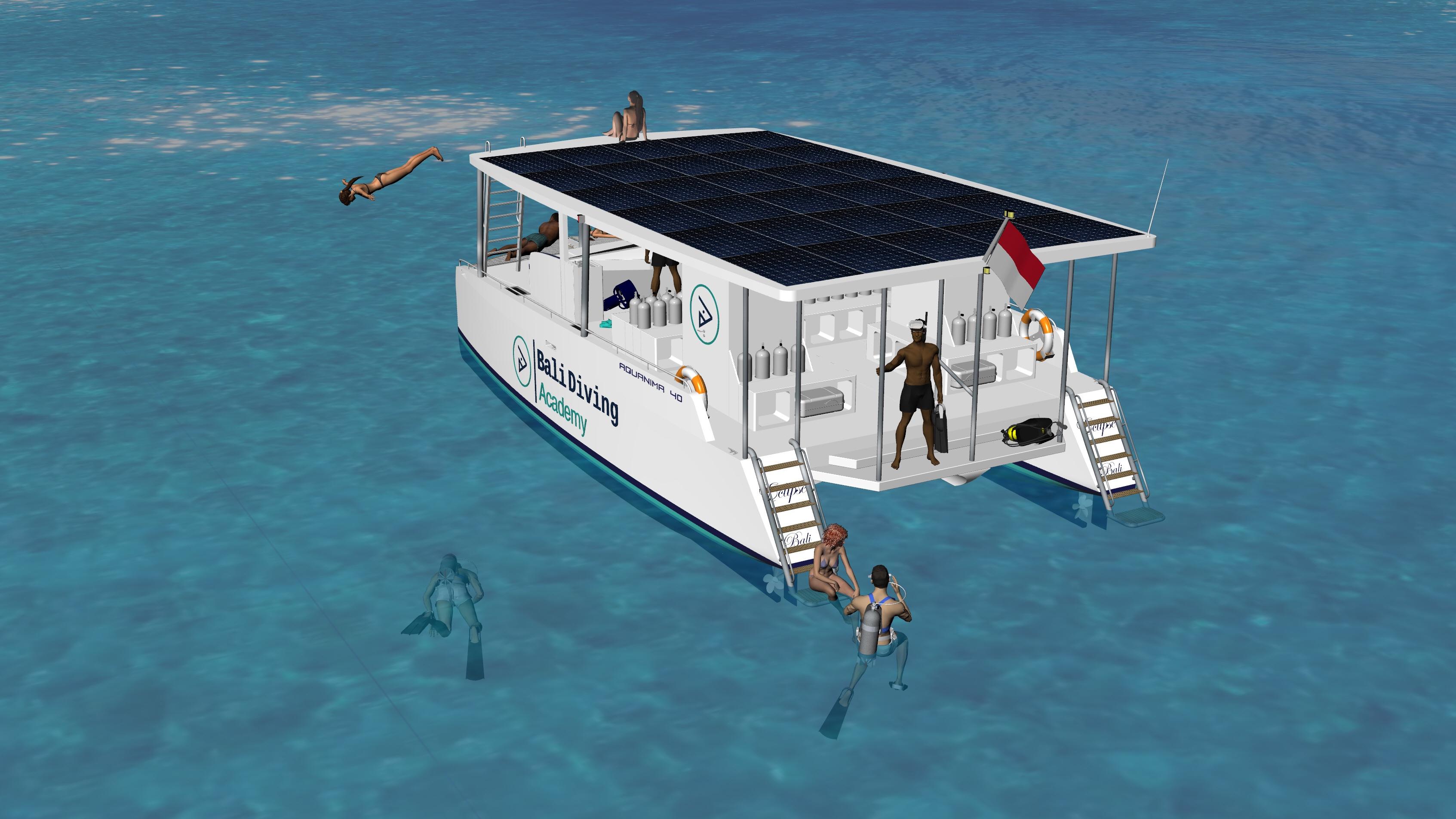 dive catamaran