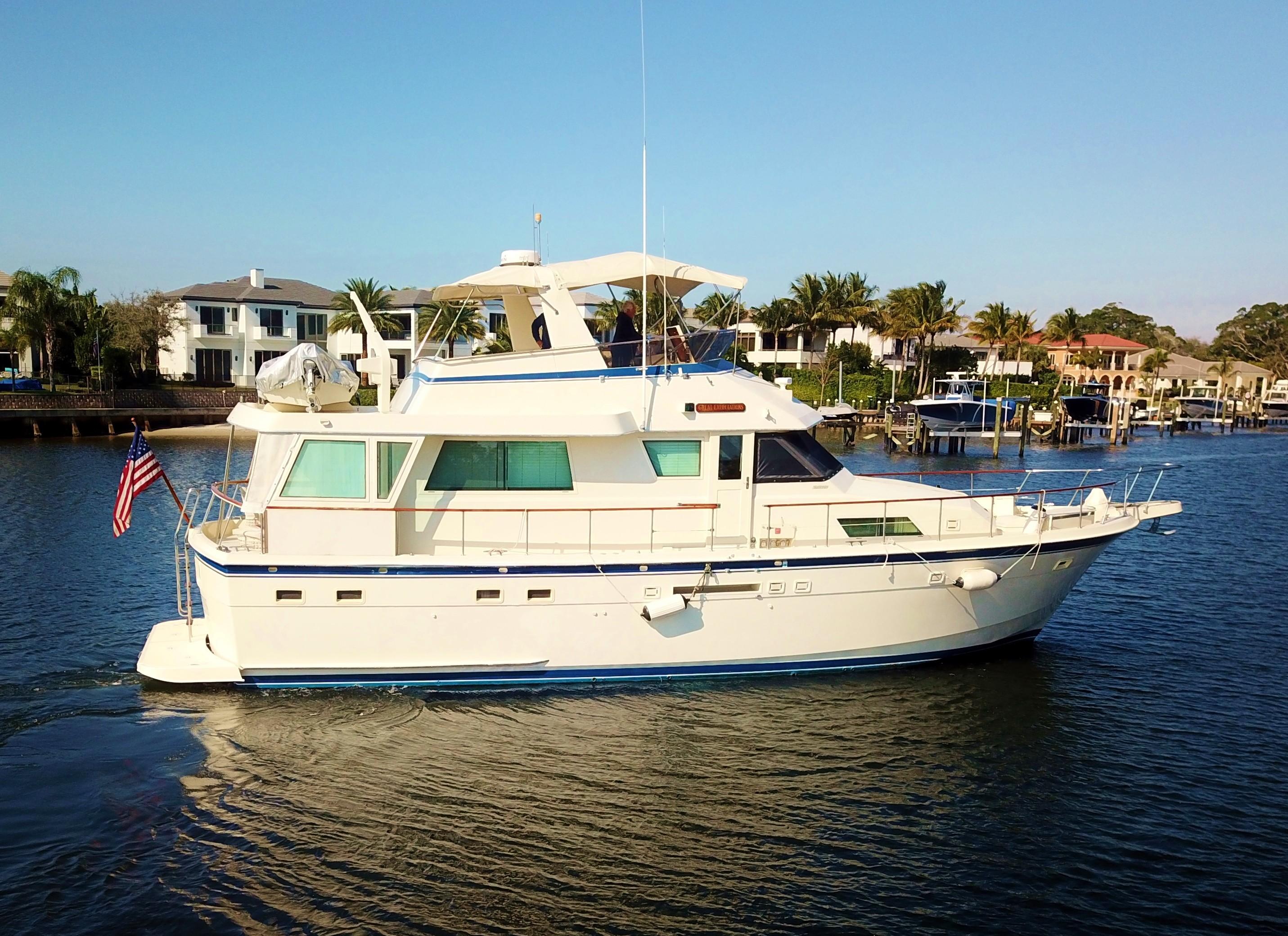 54 ft hatteras motor yacht for sale