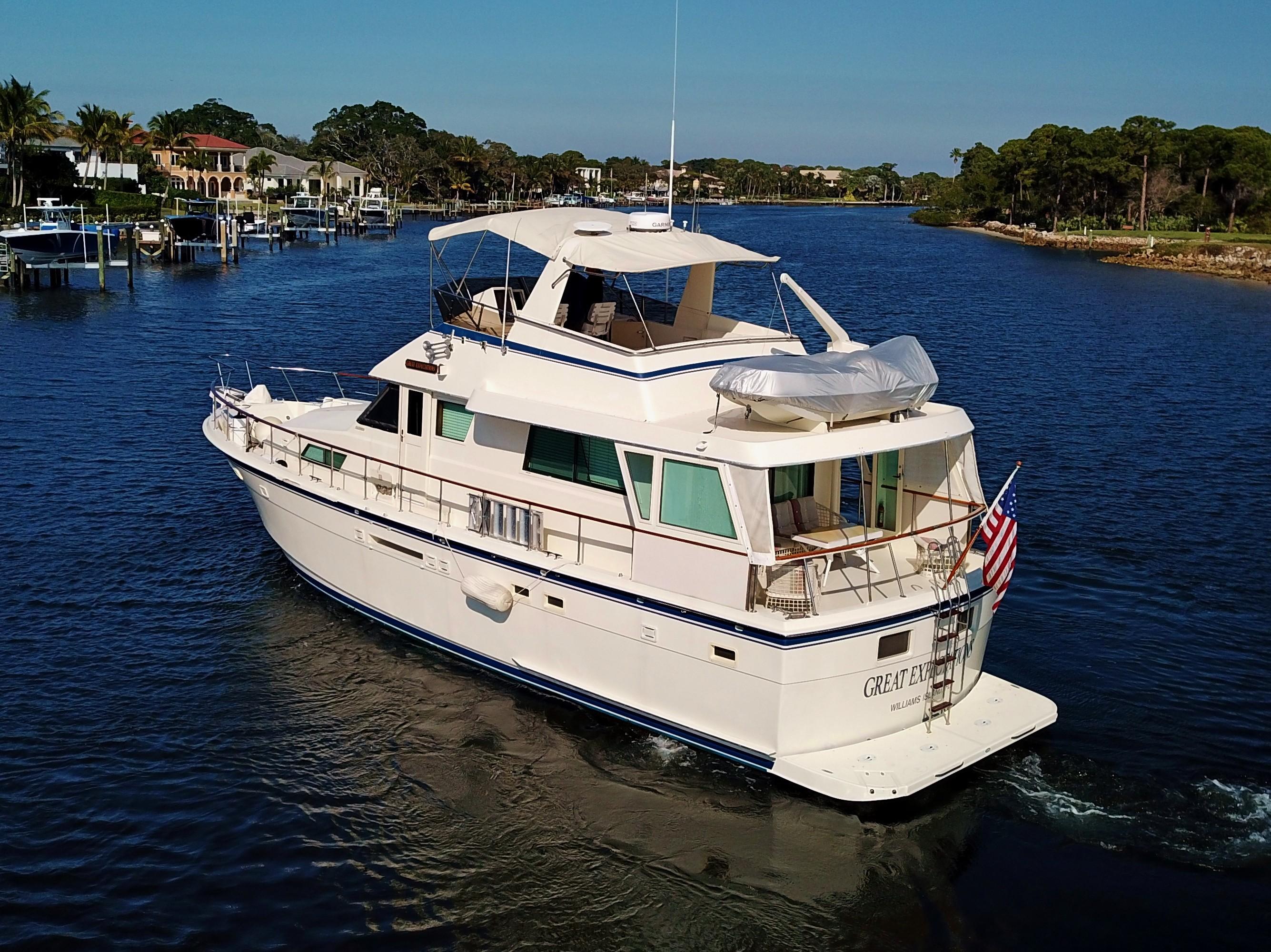 54 ft hatteras motor yacht for sale