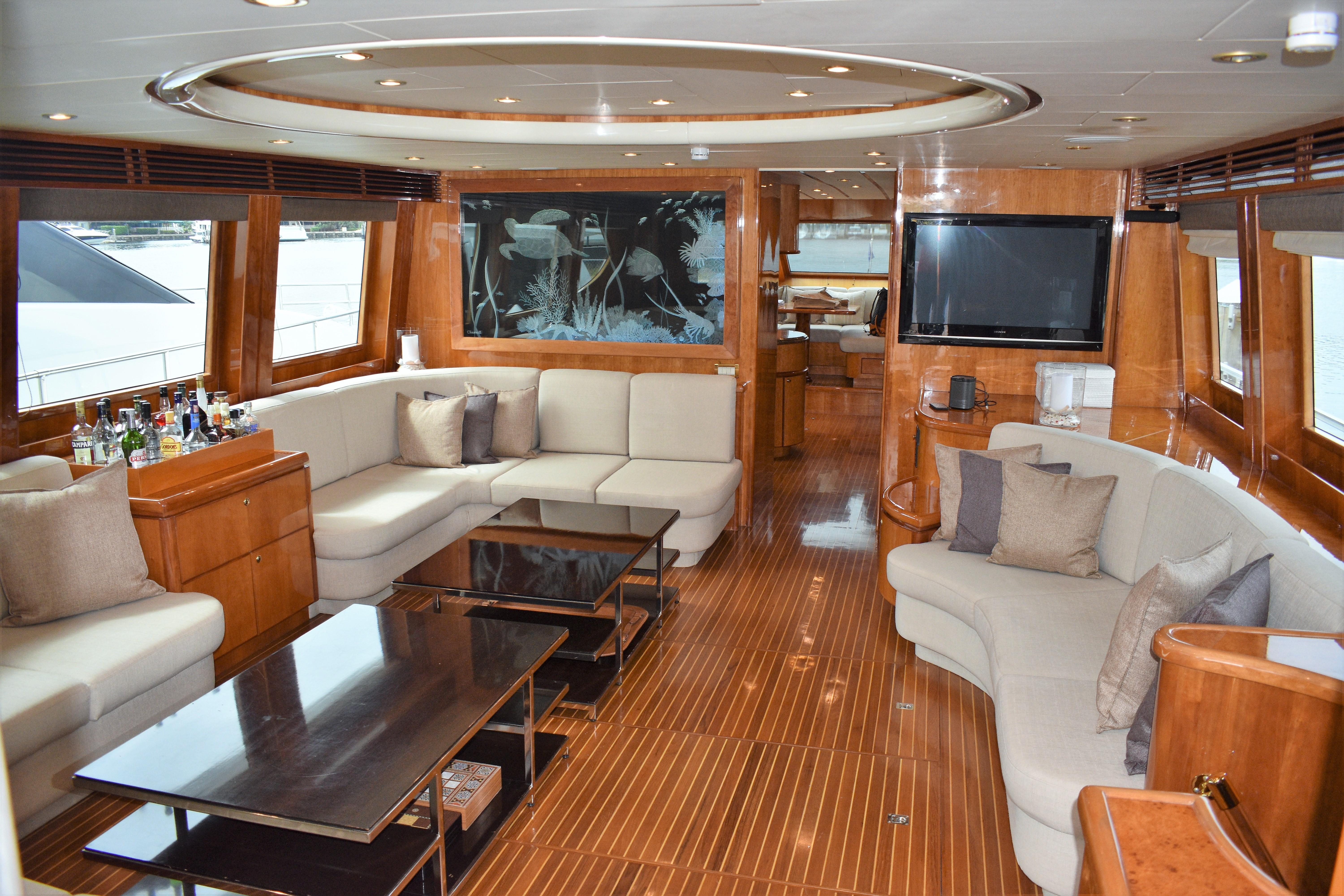WINKY ONE 2001 Monte Fino 82 Sky Lounge Yacht For Sale in Fort Lauderdale FL WINKY ONE 2001 Monte Fino 82 Sky Lounge Yacht For Sale in Fort Lauderdale FL