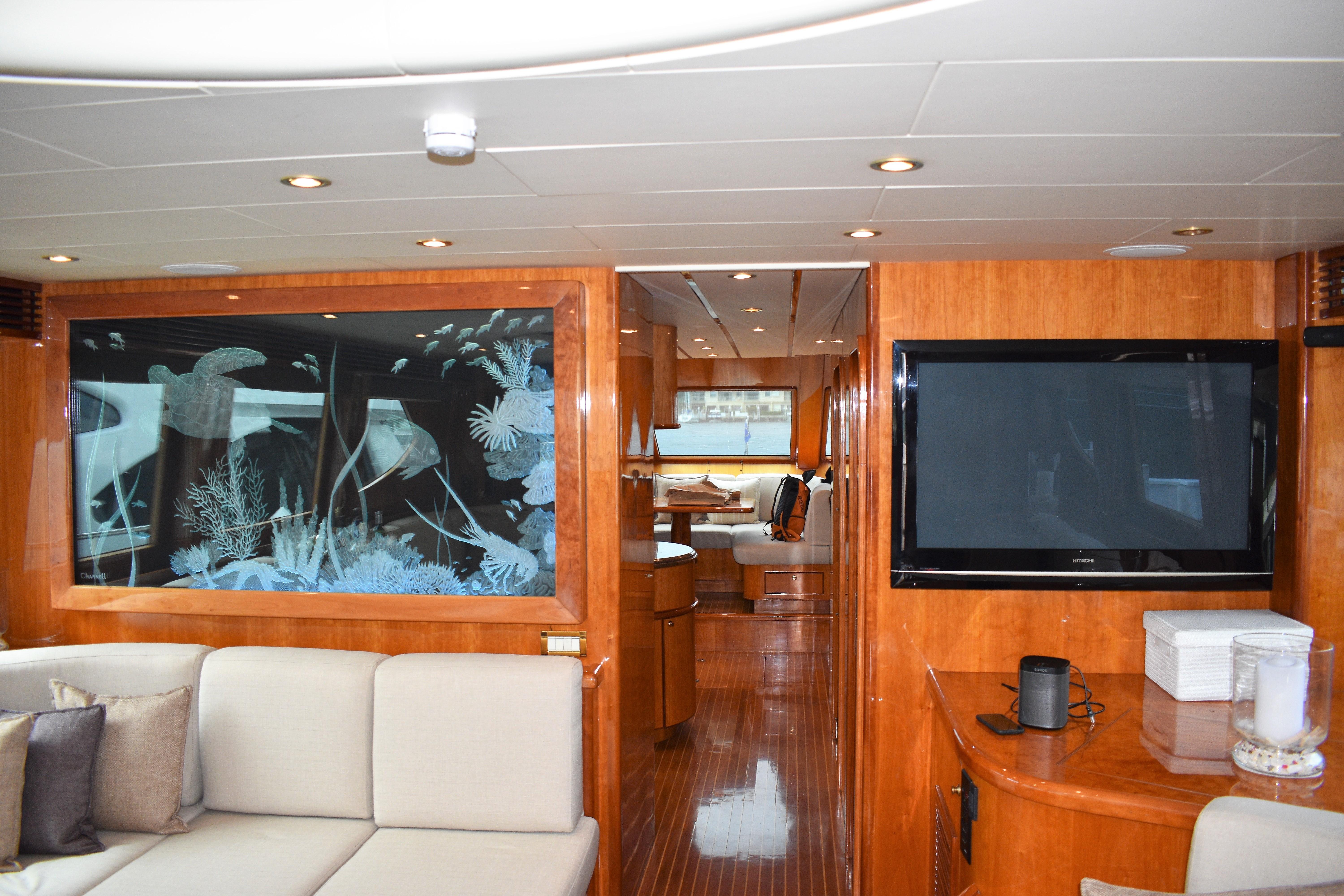 WINKY ONE 2001 Monte Fino 82 Sky Lounge Yacht For Sale in Fort Lauderdale FL WINKY ONE 2001 Monte Fino 82 Sky Lounge Yacht For Sale in Fort Lauderdale FL