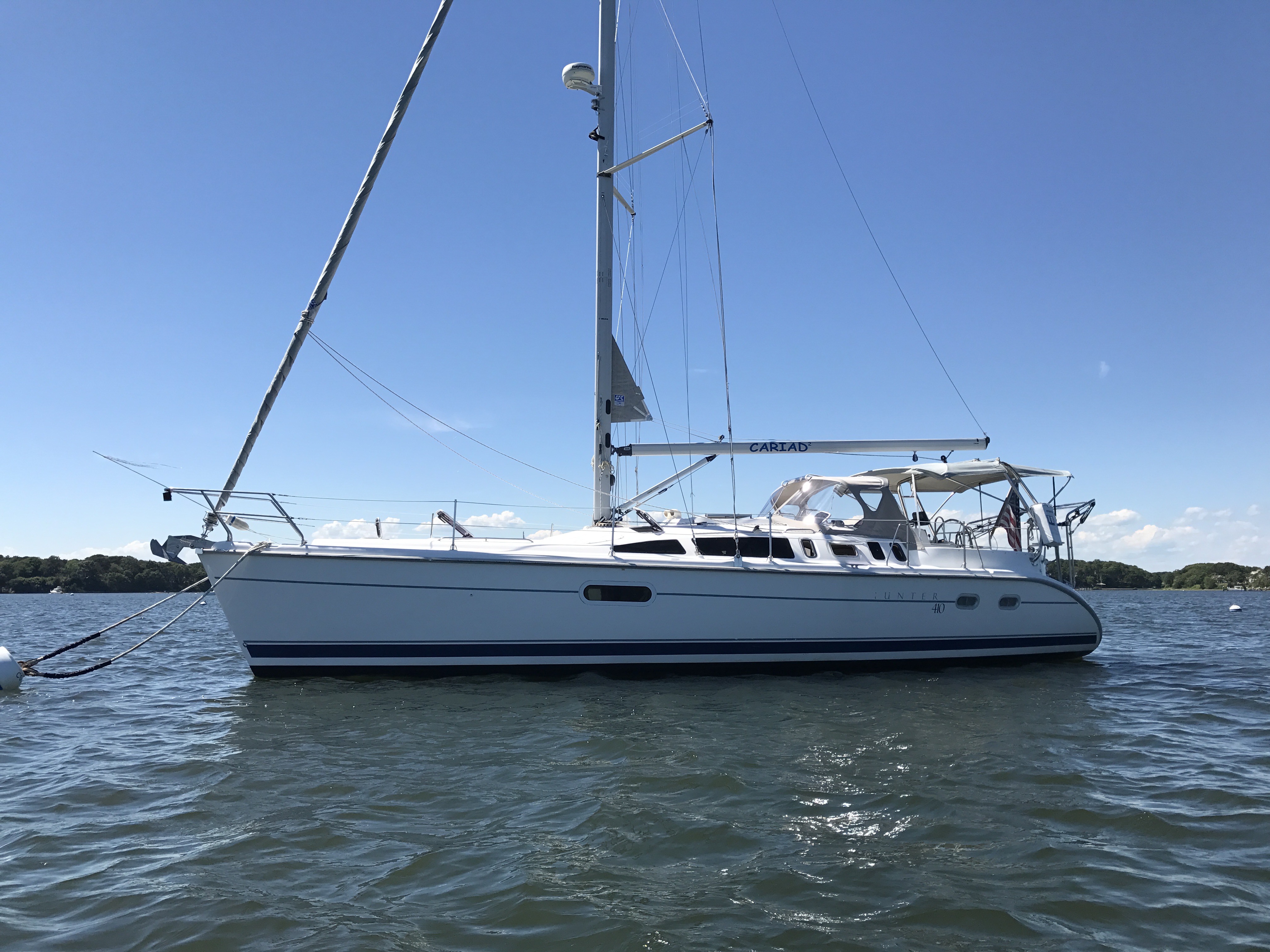 hunter 410 sailboats for sale