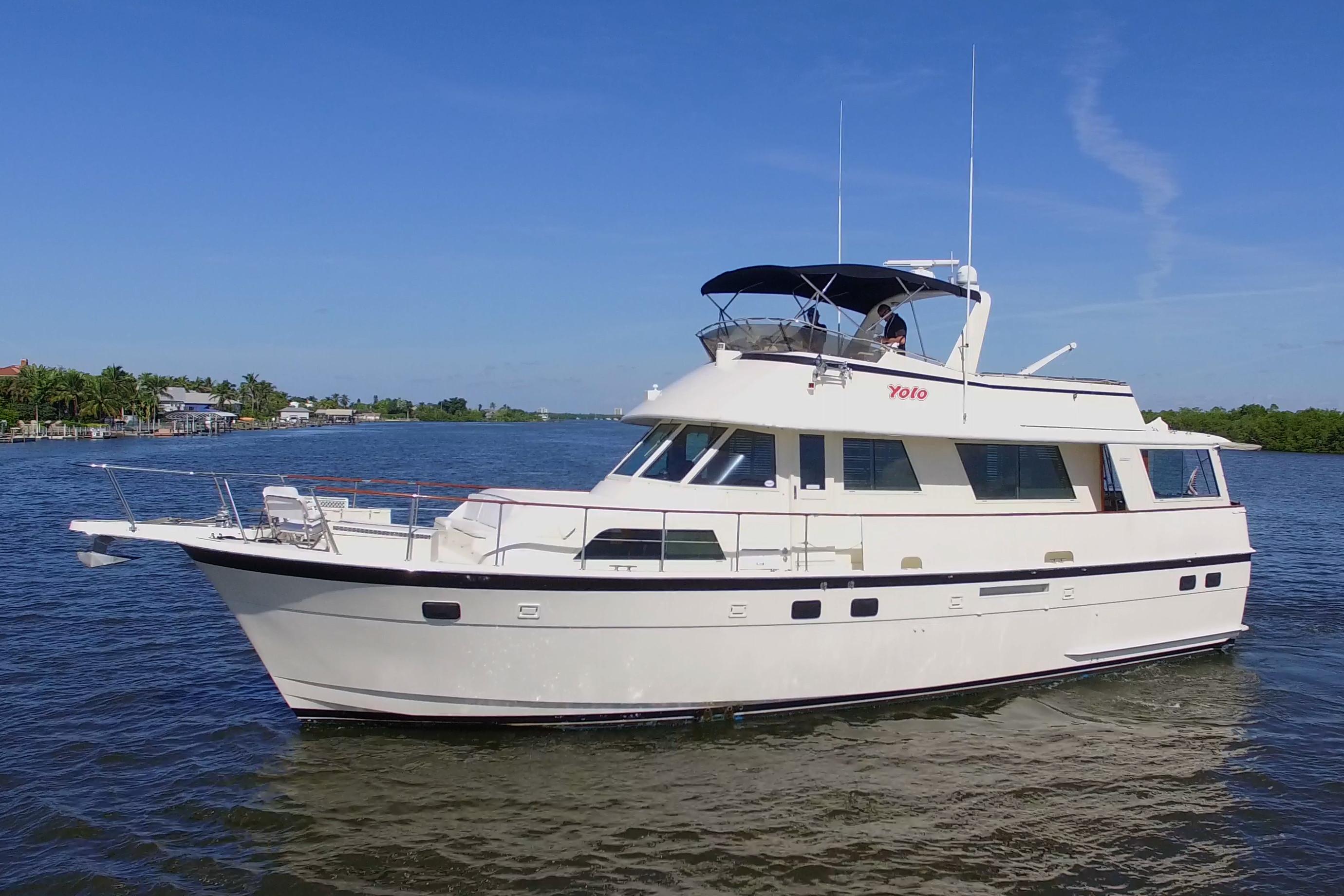 used hatteras motor yachts