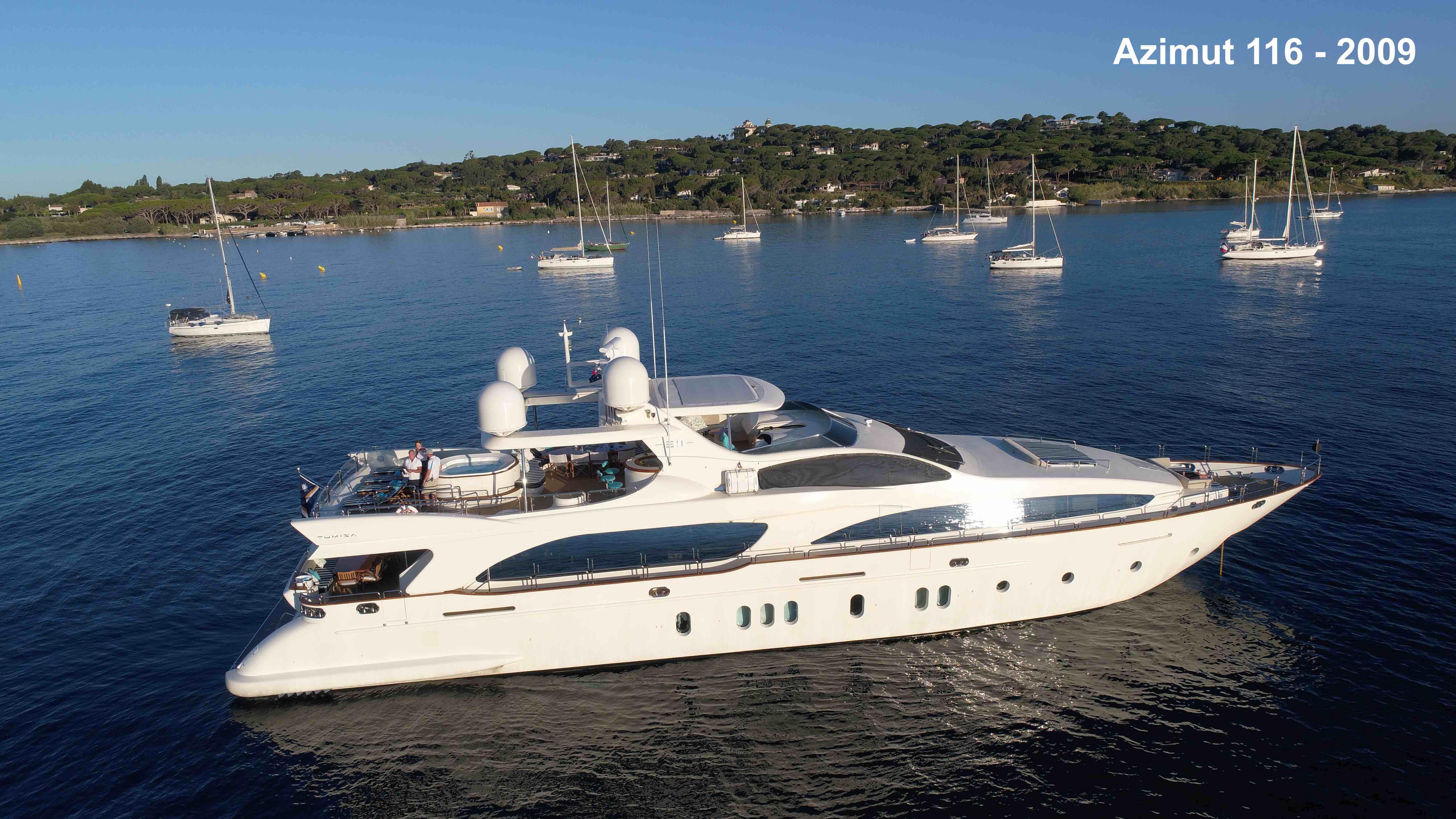 116 ft yacht for sale