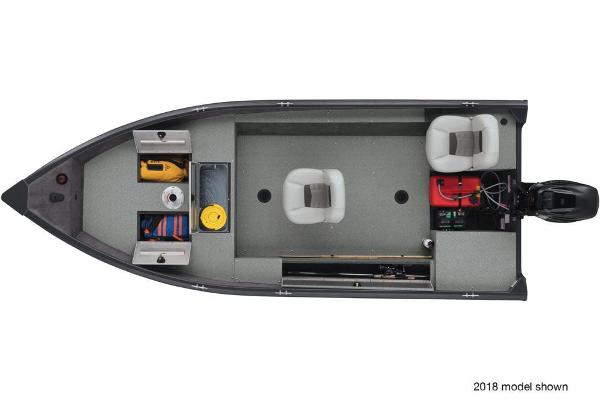 2019 Tracker Boats boat for sale, model of the boat is Guide V-16 Laker DLX T & Image # 40 of 40