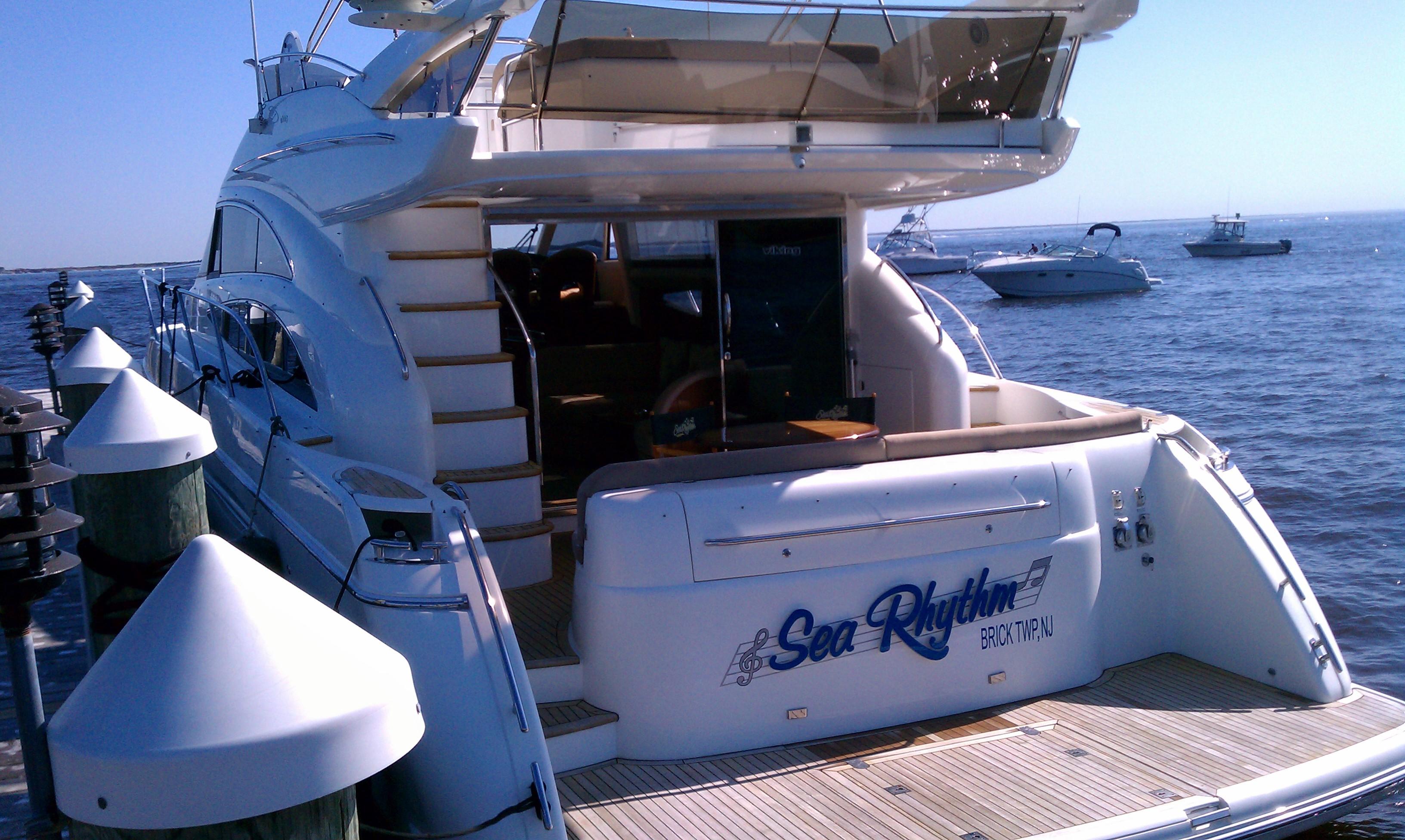 Sea Rhythm 2005 Viking Sport Cruisers 57 Flybridge Yacht For Sale in NJ Sea Rhythm 2005 Viking Sport Cruisers 57 Flybridge Yacht For Sale in NJ
