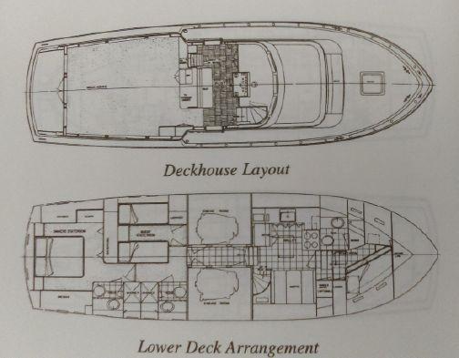 hatteras 53 motor yacht layout