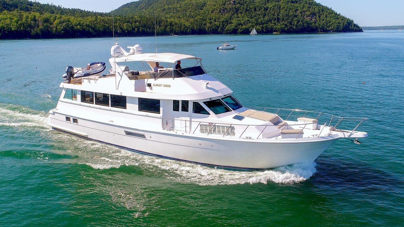 74 foot hatteras motor yacht