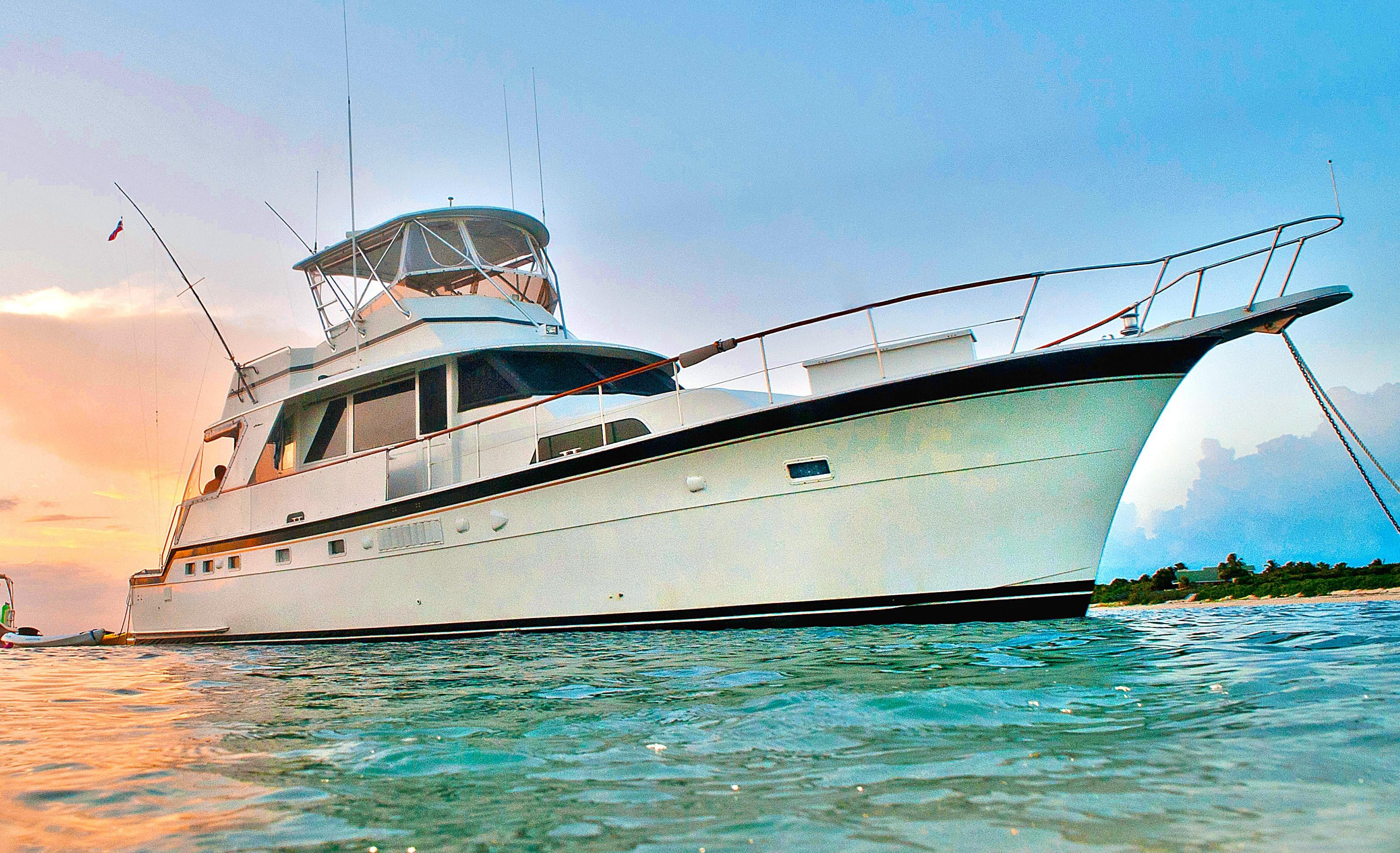 hatteras 58 yacht fisherman