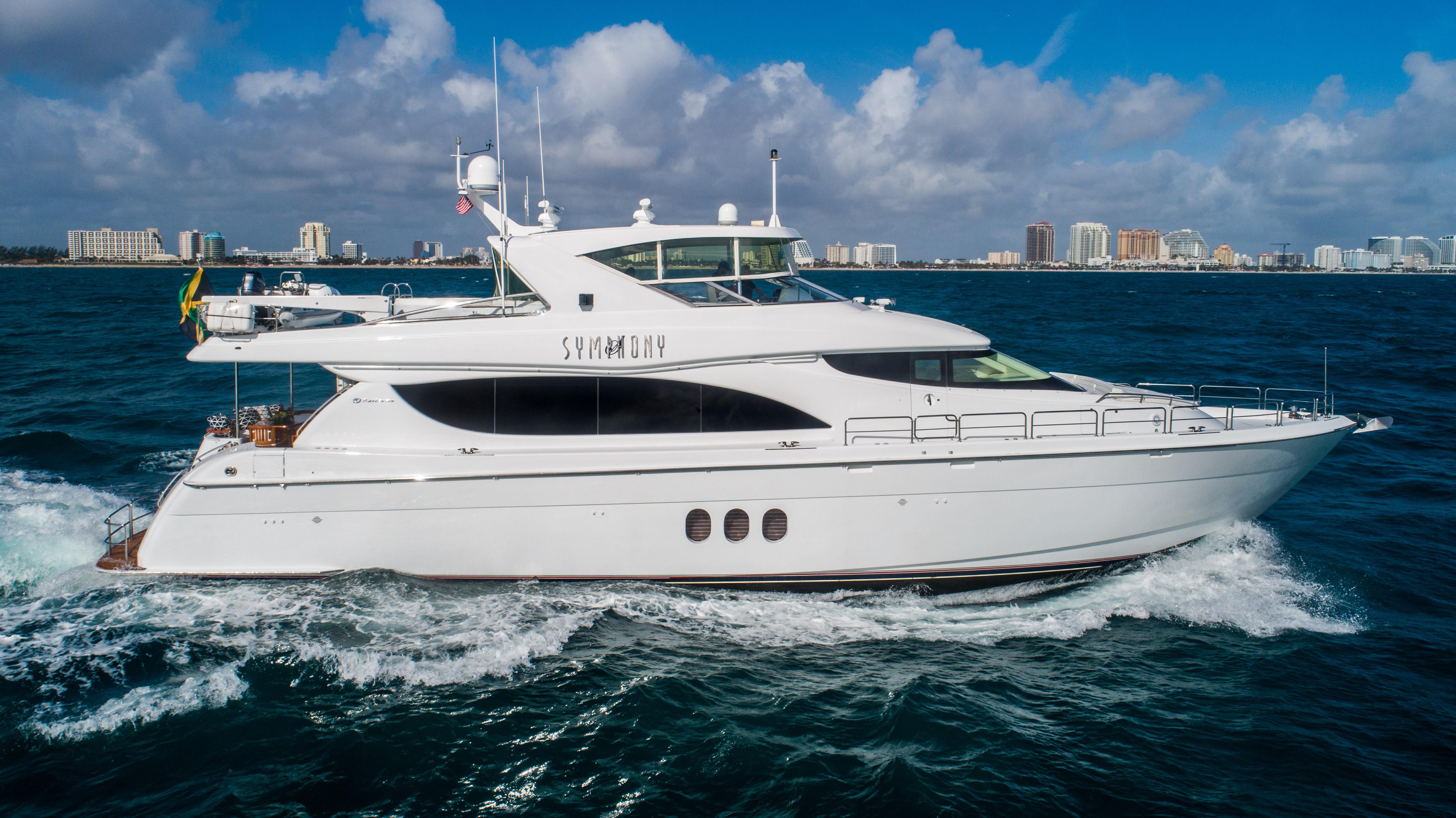 Symphony Yacht for Sale | 80 Hatteras Yachts Fort Lauderdale, FL ...